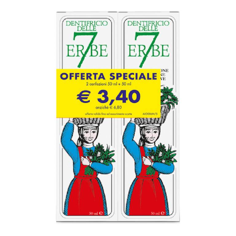 DENTIFRICIO 7 ERBE 50ML+50ML