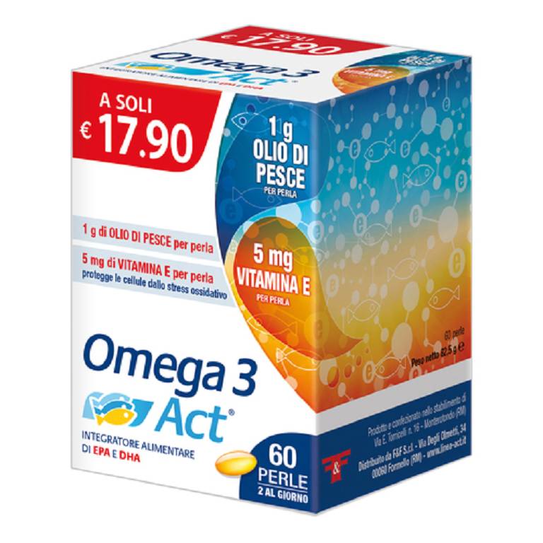 OMEGA 3 ACT 1G 60PRL