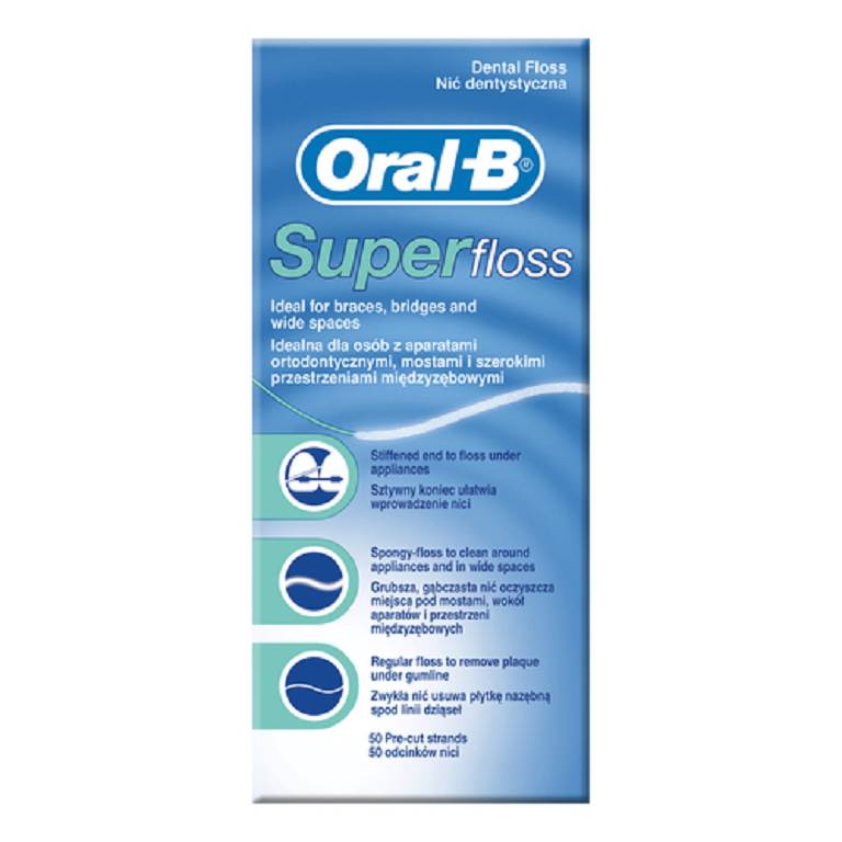 ORALB SUPERFLOSS 50FILI