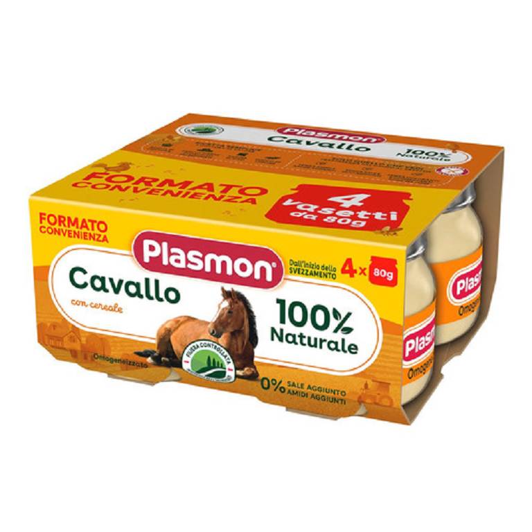 PLASMON OMOG CAVALLO 4X80G